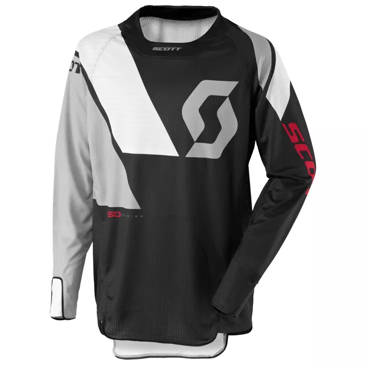 Scott Jersey 450 Podium svart/white - Crosströjor - 621-7003-3 - 1