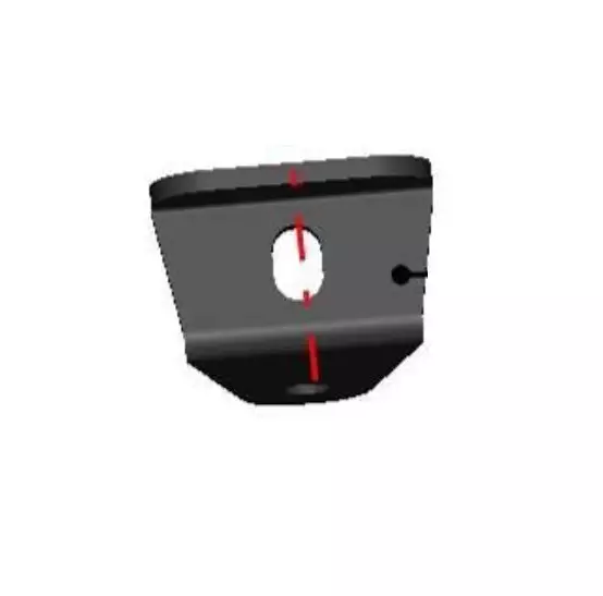 DFK Dörrens Gascylinderfäste (dörrens sida) Can-Am Maverick, Traxter - Reservdelar för DFK-värmehyttar - 723-52S03U01-50-03 - 1