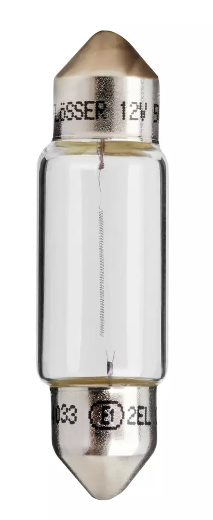 Flösser C5W 12V 5W SV8,5 11X36MM - MC Glödlampor - 12-4033 - 1