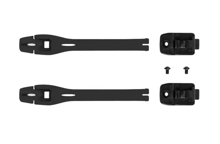Gianni Falco Alu-plastic buckle straps kit (120/414/415), black - MC stövlar och skor reservdelar - FAL415BUC-003 - 1