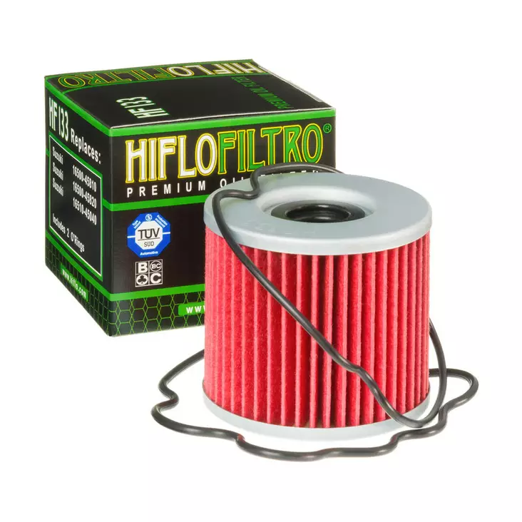 HiFlo oljefilter HF133 (inneh.2st o-r.Suzuki) - MC Oljefilter - 20-HF133 - 1