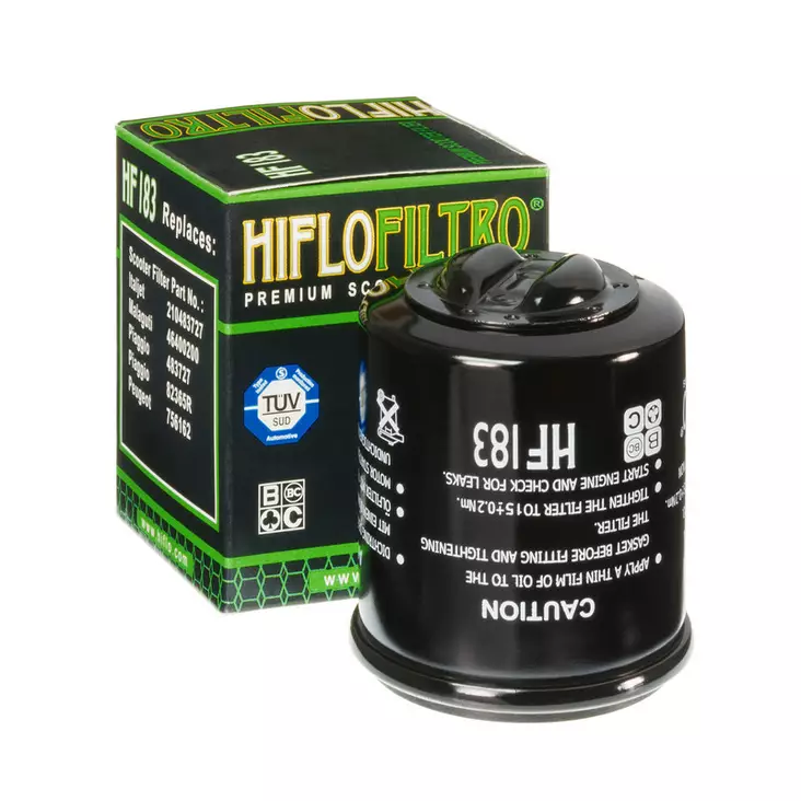 HiFlo oljefilter HF183 - MC Oljefilter - 20-HF183 - 1