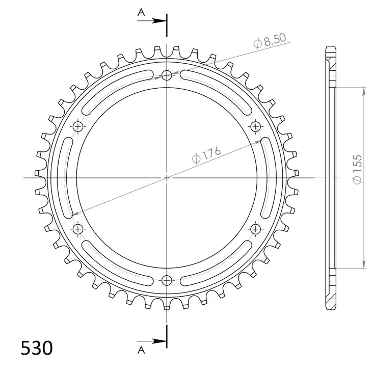 Supersprox / JT Rear sprocket 2011.43 - MC Bakdrev - 27-2-2011-43 - 1