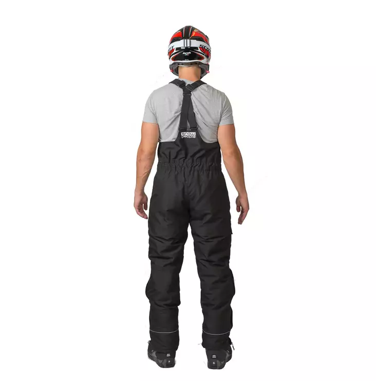 Skoterbyxor Snowpeople BamBib Touring, svart - Skoterbyxor - 639-1613 - 1
