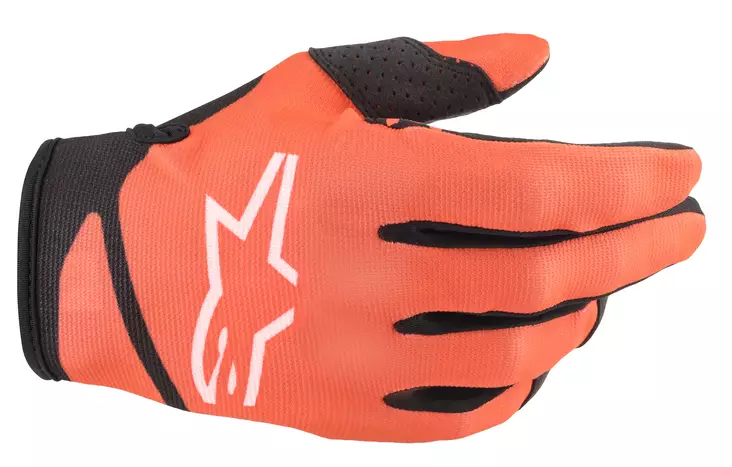 MC-handskar för barn Alpinestars Radar, orange/svart - MC utrustning för barn - D394453 - 1