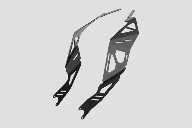Väskfästen Yakk EXP Husqvarna 701 Enduro/Supermoto (16-25), svart - MC Väskhållare - 325-3016983 - 1
