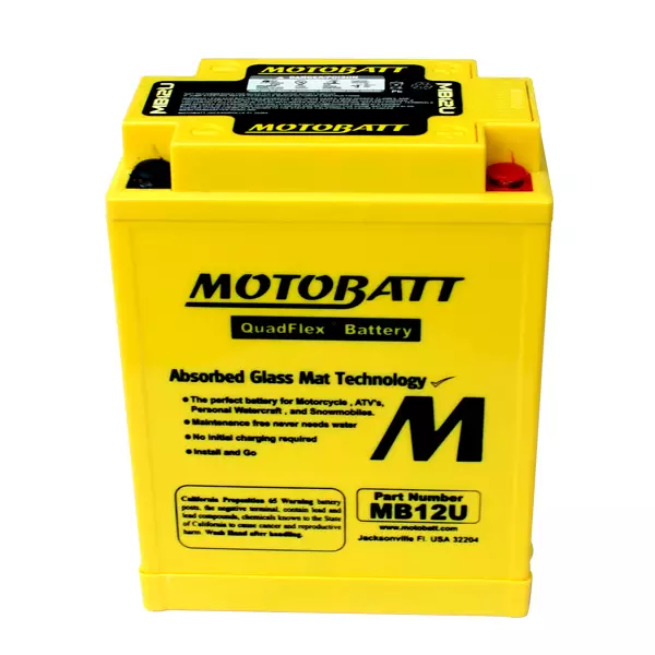 MOTOBATT batteri MB12U Factory sealed - Motorbatt batteri - 14-513 - 1