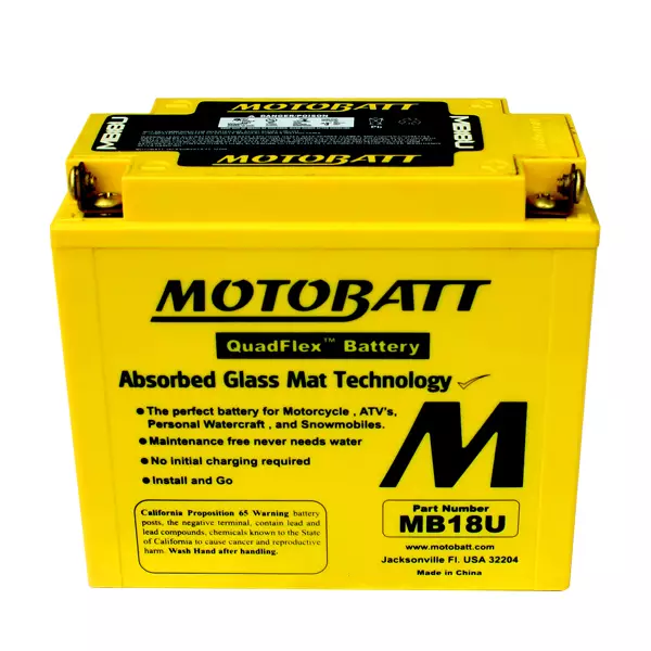 MOTOBATT batteri MB18U Factory sealed - Motorbatt batteri - 14-523 - 1