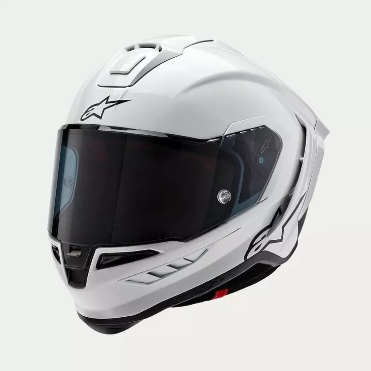 MC-hjälm Alpinestars Supertech R10, vit/mattsvart - MC integralhjälmar - D489533 - 1