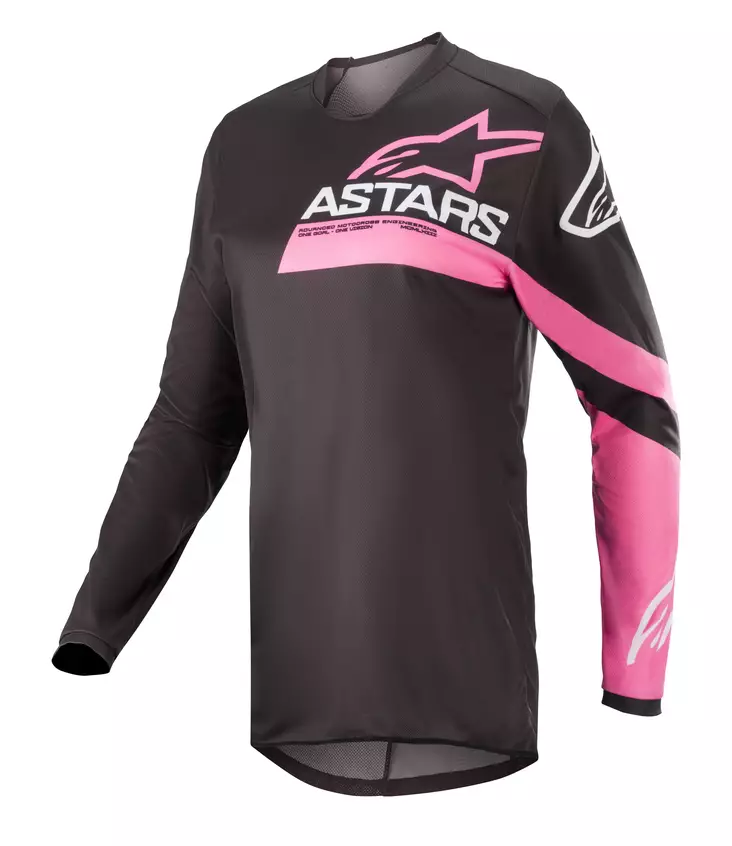 Crosströja dam Alpinestars Fluid Dam Chaser, svart/rosa - Crosströjor - D394383 - 1