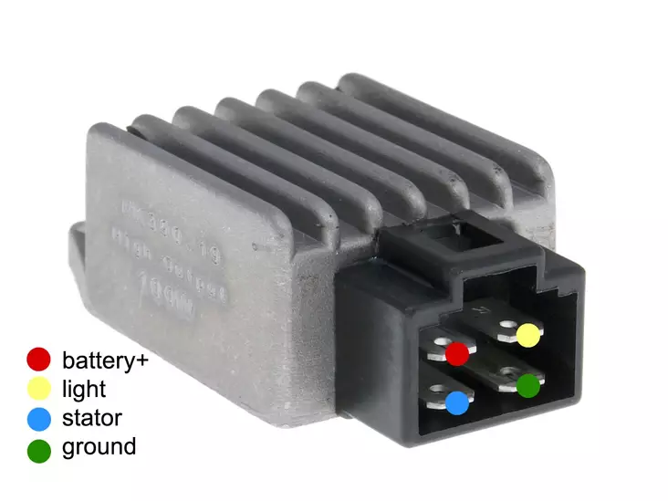 Naraku Voltregulator, 2-rader 4-stift, AC/DC (High-Output 100W) - Spänningsregulatorer - 303-0253 - 1