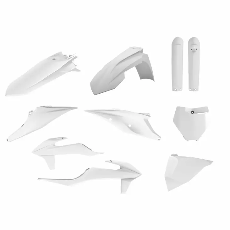 Polisport kit KTM SX/XC/SX-F/XC-F(19) white BD - Motocross plastsats - 178-90913 - 1