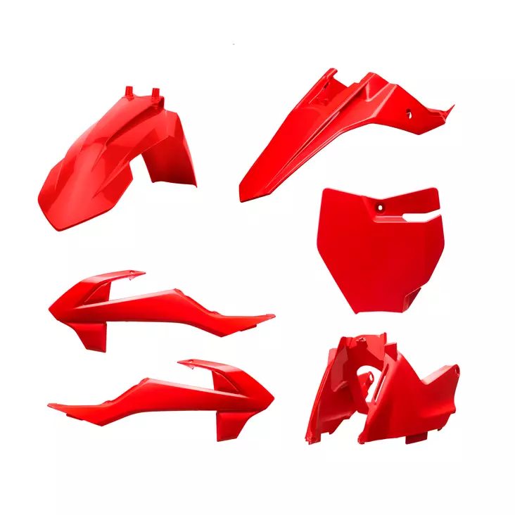 Polisport Plastic Kit MC 65 (21) SX65(16->) RED - Motocross plastsats - 178-91083 - 1