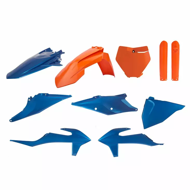Polisport full kit KTM SX/SXF(19->) BLUE/ORANGE - Motocross plastsats - 178-91053 - 1