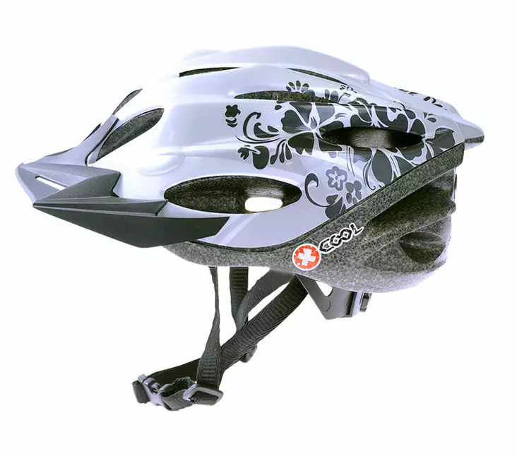 Cykelhjälm X-COOL City Jr, vit/Silver. 54-58 - Cykelhjälmar - 68883 - 1