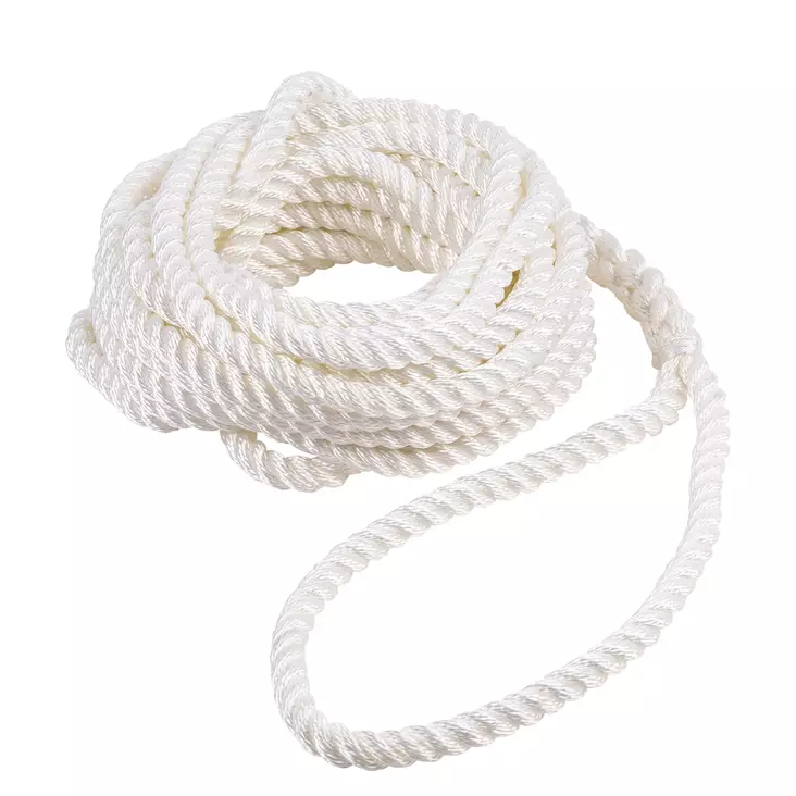 Qvarken Förtöjningslina Classic med ögla 14mm 6m vit - Förtöjningstrossar - 102-01-0003 - 1