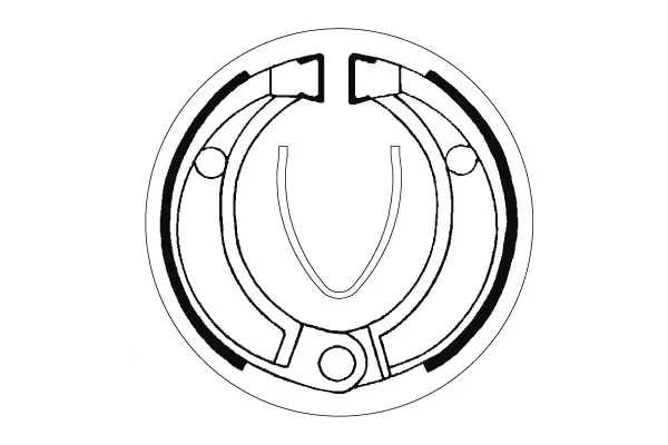 SBS Bromssko 2043 - MC Bromsskor - 23-2043 - 1