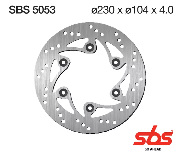 SBS Bromsskiva Standard - MC Bromsskivor - 230-5053 - 1
