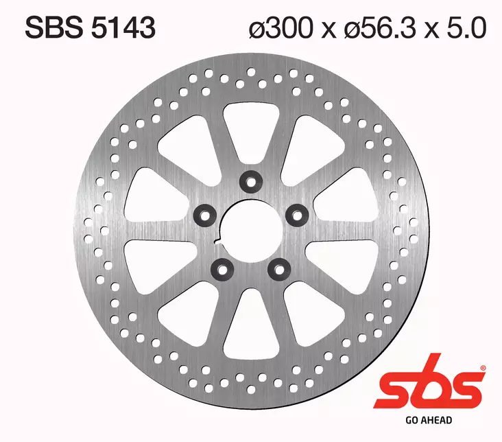 Sbs bromsskiva Standard - MC Bromsskivor - 230-5143 - 1