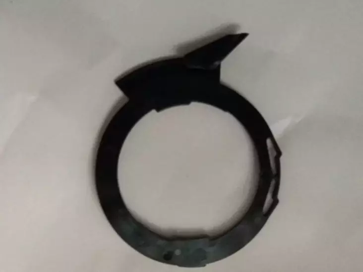 Schuberth E1 låsplatta till skärm GUL vänster 53-65 - Hjälm reservdelar - 511-1500-20-3 - 1