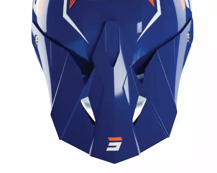 SHOT Skärm Furious Camo/Navy/Orange Glossy - Hjälm reservdelar - 610-9-2203-03 - 1
