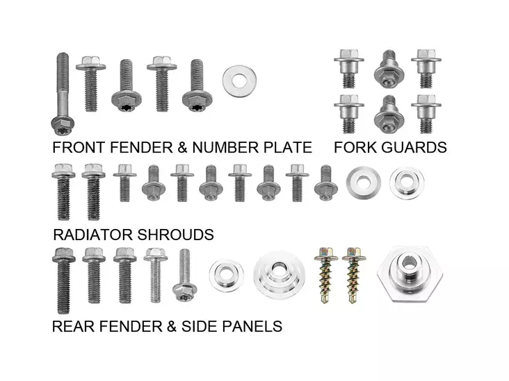 Psychic Body Panel Hardware PackKtm - MC Skruvar och muttrar - 395-12163 - 1