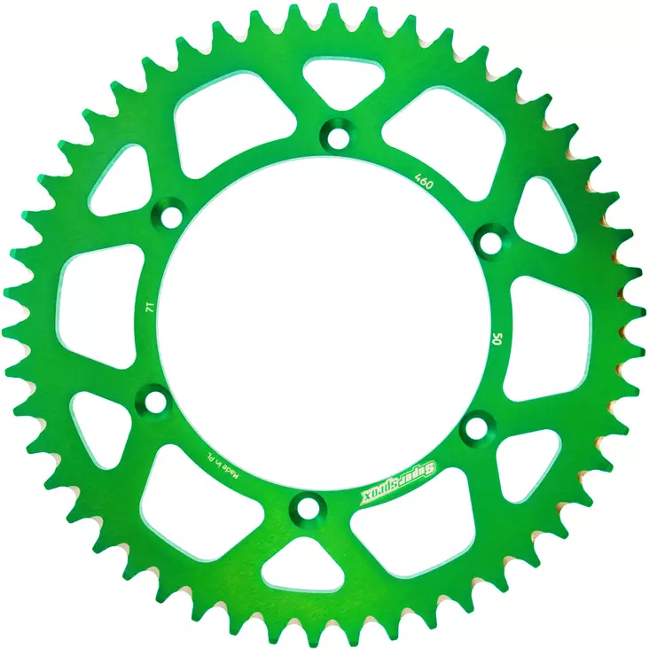 Supersprox Rear Sprocket Alu RAL-460:50 Green - MC Bakdrev - 27-3-460-50-3 - 1
