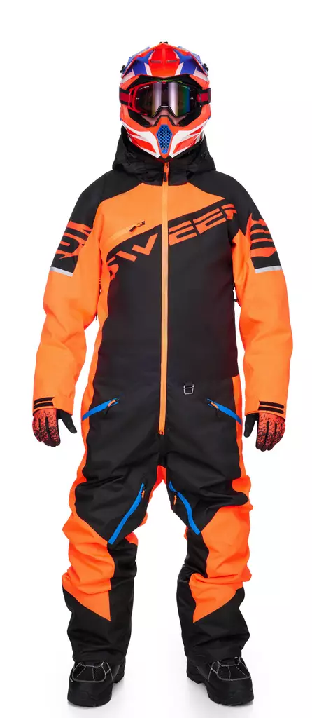 Sweep Razor Light snöskoteroverall, svart/orange - Skoteroveraller - TSRAZ-023 - 1
