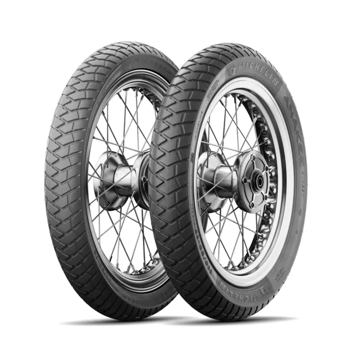 Bakdäck Michelin Anakee Street 100/90-14 M/C 57P Reinf TL - Michelin däcken - 25-279163 - 1