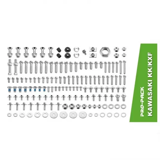 UFO Hardwear Skruvsortiment Komplett Kawasaki - MC Skruvar och muttrar - 650-2303 - 1