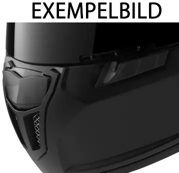 Ventilationsscoop Schuberth C3, huvud, svart - Hjälm reservdelar - 51-799-143 - 1