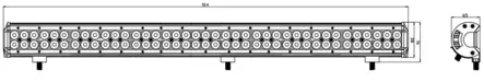Kinwons Led Ramp 10-30V 234W Combo - MC Lampor och arbetsljus - 109-87234 - 2