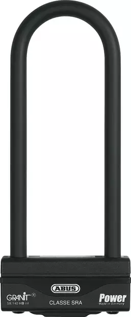 ABUS Bygellås 58 Granit Power - MC Skivbromslås och kedjelås - 49-32864 - 1