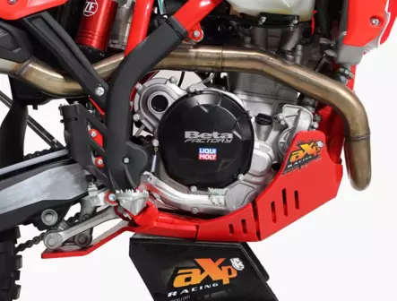 AXP Xtrem HDPE hasplåt Röd Beta 350RR/390RR/430RR/480RR/500RR 23-24 - Motocross hasplåt - 397-AX1684 - 2