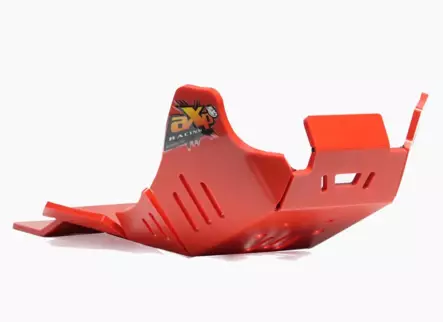AXP Xtrem HDPE hasplåt Röd Beta 350RR/390RR/430RR/480RR/500RR 23-24 - Motocross hasplåt - 397-AX1684 - 1