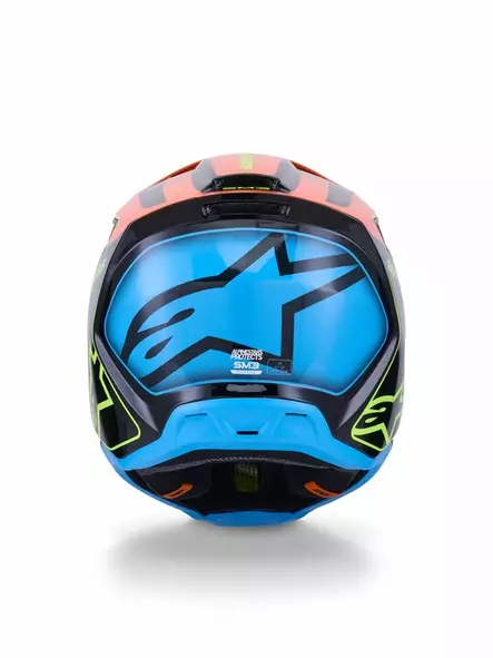 Crosshjälm Alpinestars S-M3 Fray, svart/orange/gul - Crosshjälmar - D513784 - 2