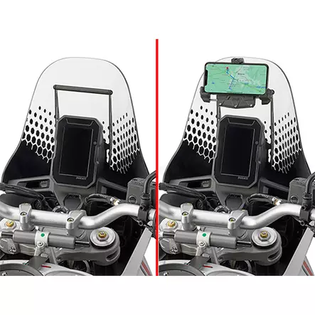 Givi FAIR. UPP.BRACK. DUCATI DESERT X 937 22 - MC Vindrutor - 323-FB7414 - 1
