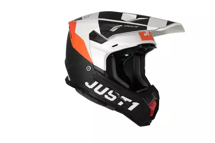 Just1 Crosshjälm J-22 C Adrenaline Orange/Vit/Carbon Matt - Crosshjälmar - 604-230004 - 3