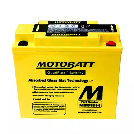 MOTOBATT batteri MB51814 Factory sealed - Motorbatt batteri - 14-524 - 1