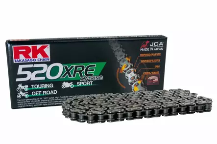 RK 520XRE XW-ringchain +CL (kedjelås.) - MC Kedjor - 282-520195-124 - 1