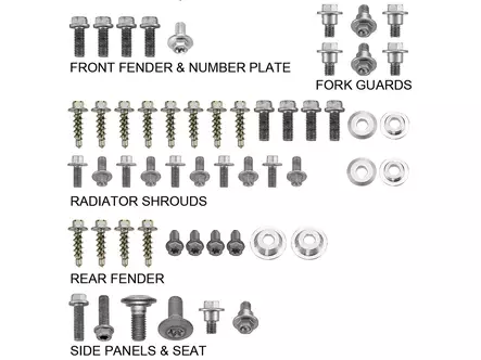 Psychic Body Panel Hardware PackKtm - MC Skruvar och muttrar - 395-12164 - 1