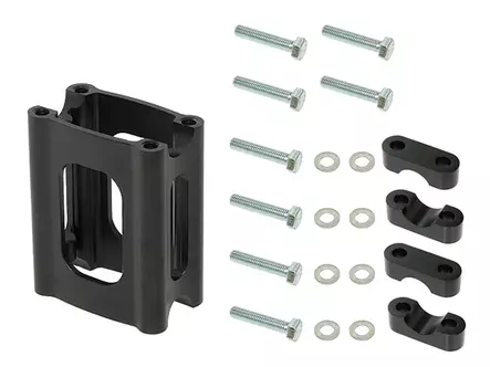 Sno-X Styrhöjare 4" inkl styrklammer - Snöskoter Styrhöjare - 88-08703-4 - 1