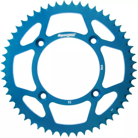 Supersprox Alu Rear sprocket SU/YA RM80/85/YZ80/85 Blue 47 - MC Bakdrev - 27-3-998-47-4 - 1