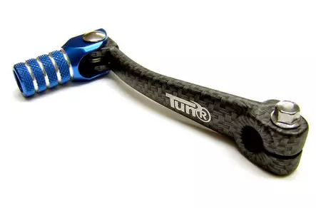 Tec-X Växelspak, Carbon-mönster/Blå, Minarelli AM6 - Pedaler - 306-4021-4 - 1