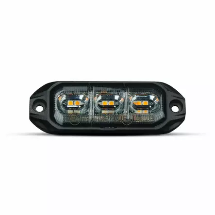 Monsterlux Alerta 3 LED-ytvarningsljus gul - MC Lampor och arbetsljus - 109-3555-301004 - 0