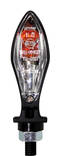 Chaft Scoop indicators, black - MC Blinkers - IN654 - 1