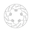 Brembo Bromsskiva Serie Oro - MC Bromsskivor - 232-68B40744 - 1