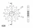Supersprox / JT Front sprocket 426.14 - MC Framdrev - 27-1-426-14 - 1