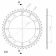 Supersprox / JT Rear sprocket 1340,44 - MC Bakdrev - 27-2-1340-44 - 1