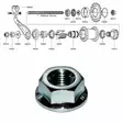 Mutter SHIMANO (CB-E110) 1-vxl - Baknav Shimano 1-v - 64014 - 3